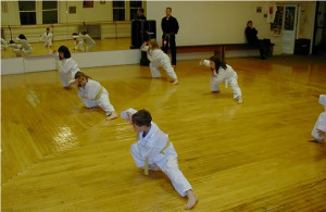safe stretching in youth karate
